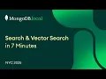 Search Vector Search for use with Enterprise Server in 7 Minutes