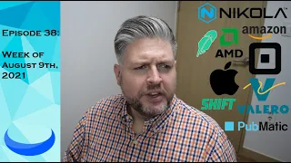 Weekly News NKLA Fraud HOOD Rich AMD AMZN ER SQ AfterPay PUBM Options Webull More