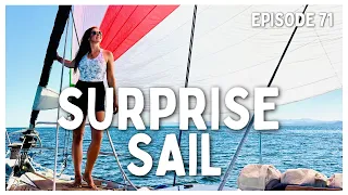 [Ep 71] 120-Mile Sail for a Surprise Reunion | Sailing Down Baja Mexico in the Sea of Cortez