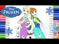 Frozen Anna Elsa and Olaf Coloring Page Frozen 2 Coloring Pages for Kids