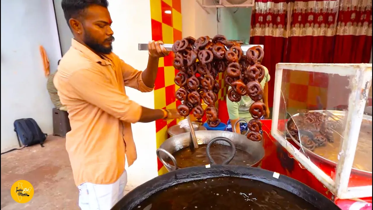 Famous Black Jalebi In Raipur Rs. 400/- Per Kg l Chhattisgarh Street Food