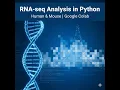 Python-Based RNA-seq Pipeline PyDESeq2-Driven Differential Expression for Human and Mouse Datasets