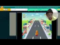 Aadit plays Giant Hamster Run on ABCya