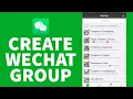 How to Create Group on WeChat