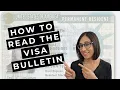 How to read the Visa Bulletin My priority date is current now what