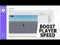 How to Change a Player s Speed in Roblox Studio WalkSpeed Value Change