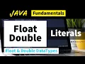 Float Double Literals Programs In Core Java Programs with Output