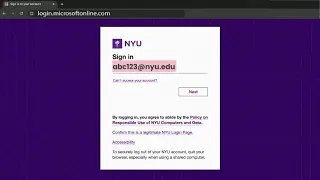 Oct 23 New NYU Login