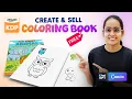 Create Sell Coloring Books Using Free AI Tools - ChatGPT Canva KDP Tutorial