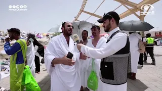 جبل الرحمة يشهد مشاعر الحجاج في يوم عرفة   تقرير  خالد أبو محفوظ دندنها