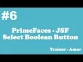 PrimeFaces - JSF Tutorial Select Boolean Button in PrimeFaces using Netbeans IDE Part-6