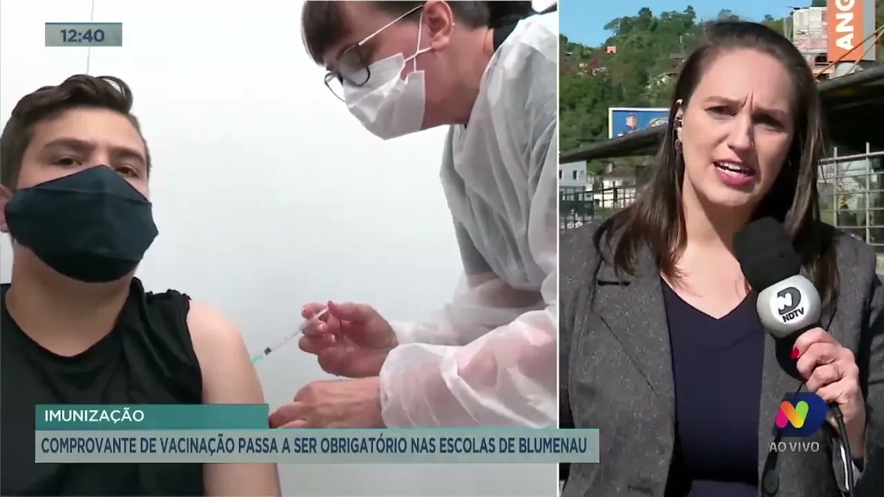 Imunização: comprovante de vacinação passa a ser obrigatório nas escolas de Blumenau
