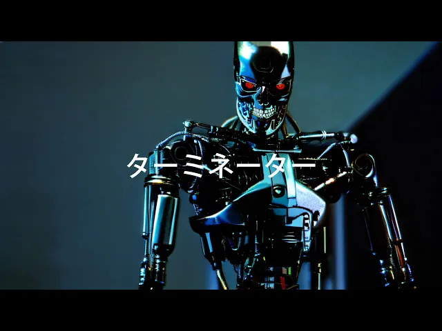 The Terminator as a Japanese Anime