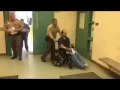 William Bernicki is wheeled into the New Hanover County Jail on Friday to be booked for murder in th