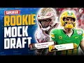 5 ROUND Dynasty SUPERFLEX Rookie Mock Draft 2024 Fantasy Football