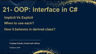 C Interface Implementation - Implicit Vs Explicit C Basic for Beginners Learn C Step by Step