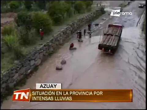 Situación en la provincia por intensas lluvias
