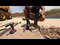 How to attach a deck post to concrete