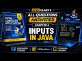 Inputs in Java ICSE Class 9 Computer Chapter 6 Complete Answers