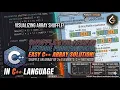LeetCode 1470 Shuffle the Array Easy Array Solution in C