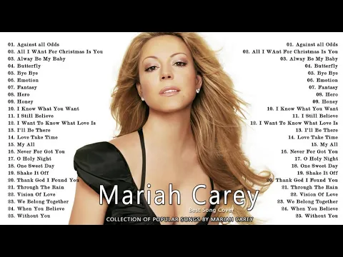 Download MP3 MARIAH CAREY SONG 2020 - COLLECTION OF POPULAR SONGS BY MARIAH CAREY 2020