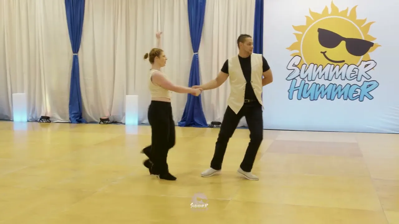 Rae Tardif and Roberto Corporan - 4th place Pro Am Routines - Summer Hummer 2025
