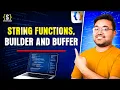 String functions String Builder vs String Buffer Java plus DSA Placement FAANG