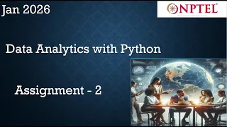 Data analytics with python nptel assignment 2 2026 week 2 Jan 2026