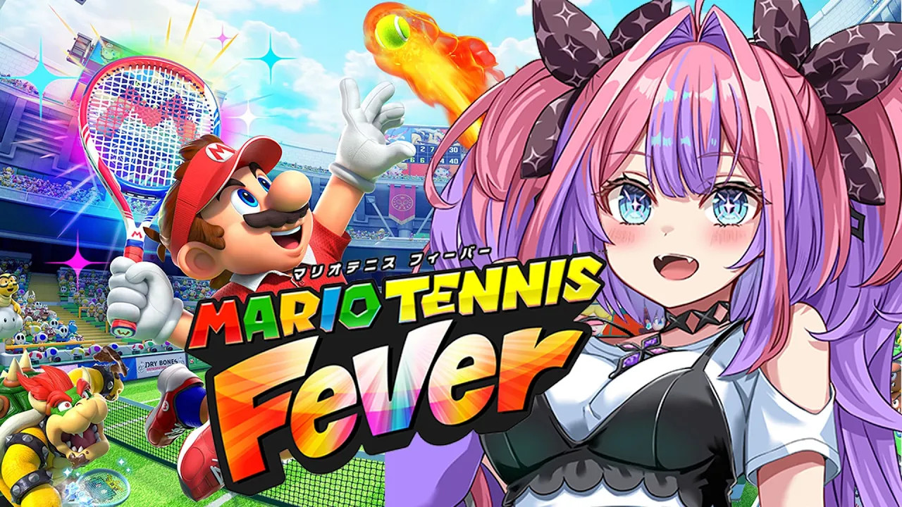 【マリオテニスフィーバー】ホロマリオテニス大会の練習！【#綺々羅々ヴィヴィ #hololiveDEV_IS #FLOWGLOW】