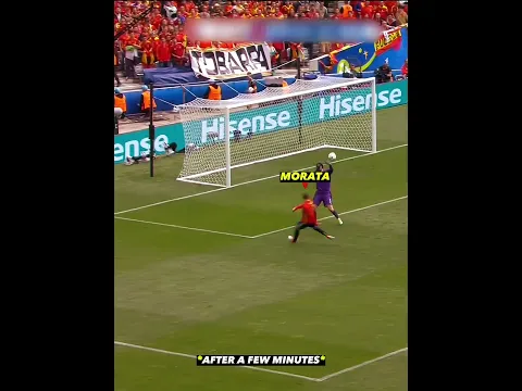 Morata’s revenge on the referee 🥶