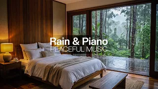 Music for sleep 2h 🌧️ Rain & Piano ➜ #contraseñarecords
