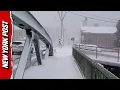 Upstate New Yorkers Battle Lake-Effect Snow Blanketing the Northeast in White