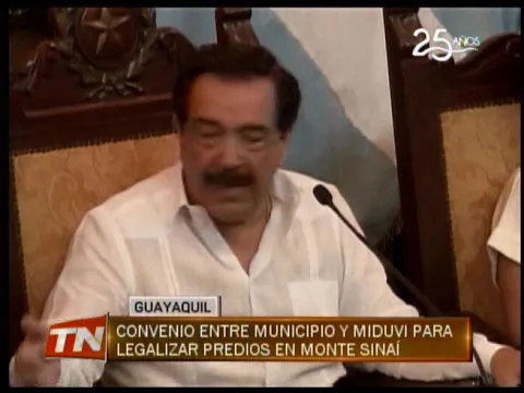 Convenio entre municipio y Miduvi para legalizar predios en Monte Sinaí