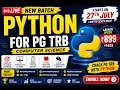 Python Live Batch for PG TRB Computer Science 2026 Starts 27th July Complete Syllabus