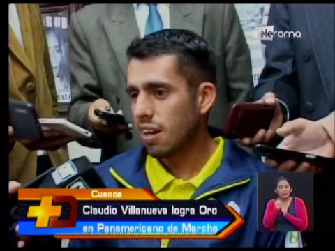 Claudio Villanueva logra oro en Panamericano de marcha