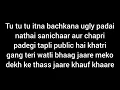 Emiway Bantai X Naezy Aflatoon Lyrics