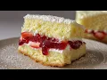 Download Lagu Quick Delicious Cake recipe - Easy Vanilla Cake, with Strawberry and Cream - Victoria Sponge Recipe!