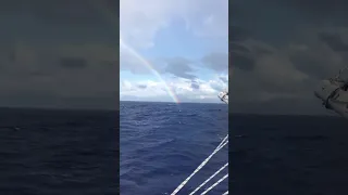 Mother Nature kept me alive with Rain! #sailing