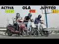 Download Lagu 2025 Honda Activa vs Ola S1X vs Tvs Jupiter || DRAG RACE