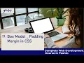 Box Model Padding - Margin In CSS Web Development in Pashto