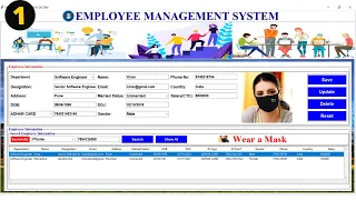 - Employee Management System Project With Database in Python Python Project