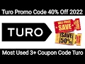 Turo Promo Code 2022 Get 40 Discount New Turo Coupon Code Turo Promo Discount Code