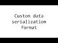 Custom text format for C structs
