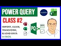 Power Query Import Clean Transform Load Data in Excel