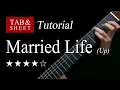 Download Lagu (Up) Married Life - Guitar Lesson + TAB
