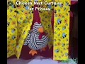 Chicken nest box curtains Chicken privacy curtains RoseAndBeesuk order now