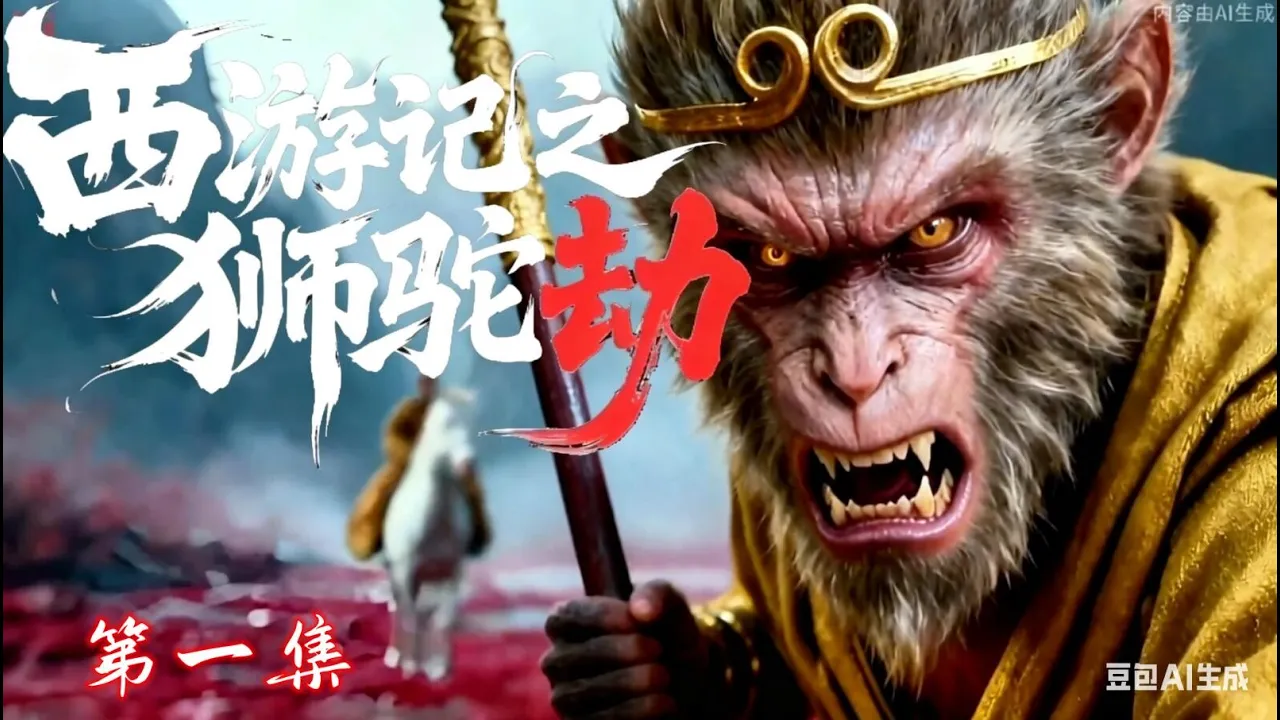 Monkey King Fight Lion Camel