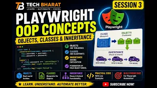 Objects Classes Inheritance Explained JavaScript OOP for Testers Session 3 Tech Bharat
