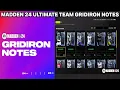 MADDEN 24 ULTIMATE TEAM GRIDIRON NOTES NEW CHANGES FEATURES AND MORE