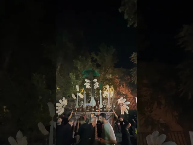 آیین تکیه خوانی شب یازدهم صفر #shorts